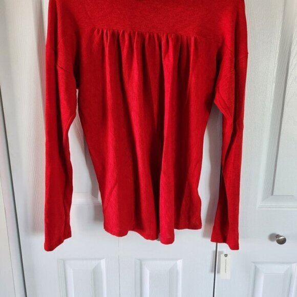 Maeve by Anthropologie Red Long Sleeve Turtleneck Lightweight Sweater - Picture 10 of 10
